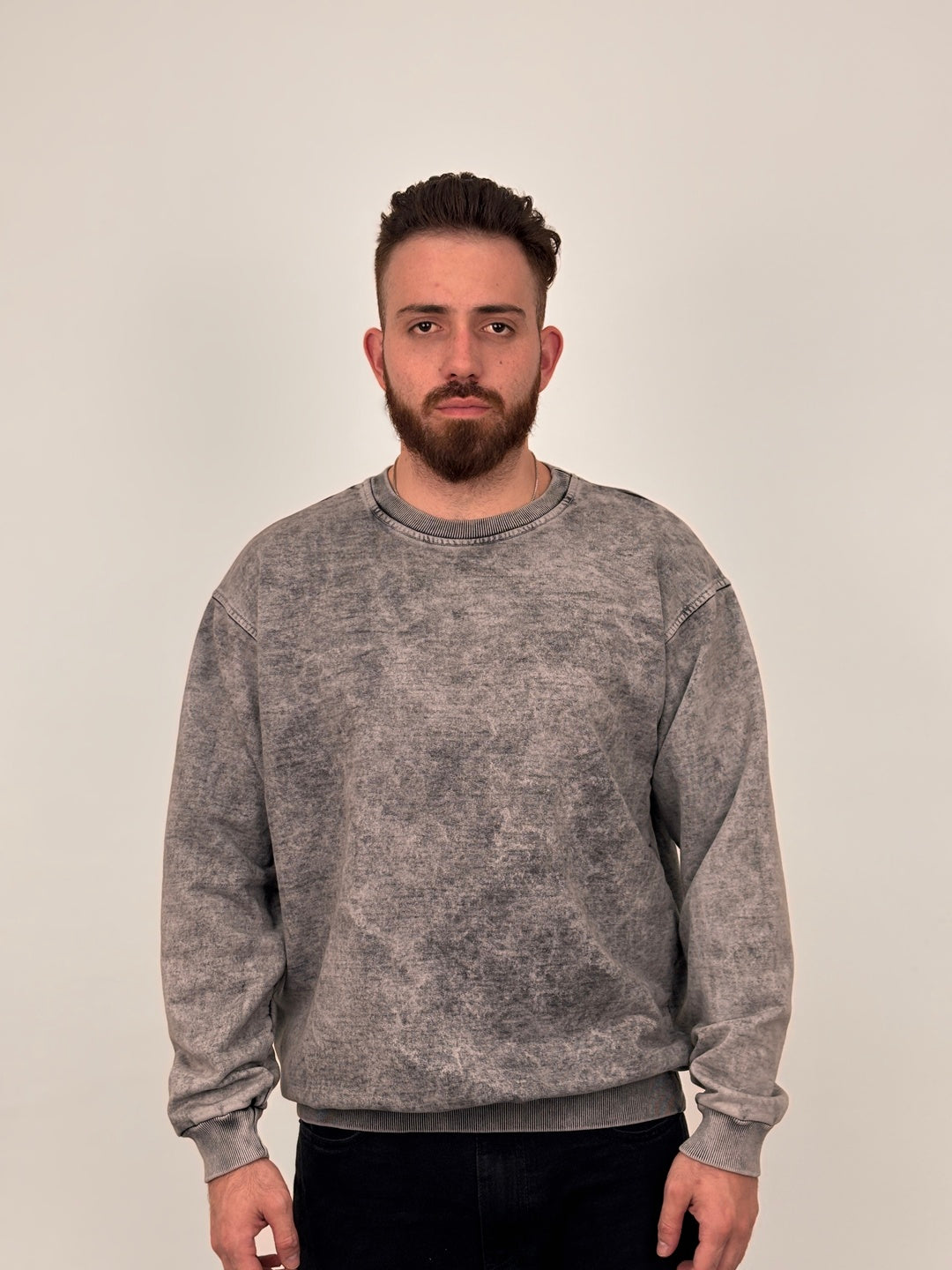 Buzo Acid Wash Cuello Redondo BUZOCR-AW