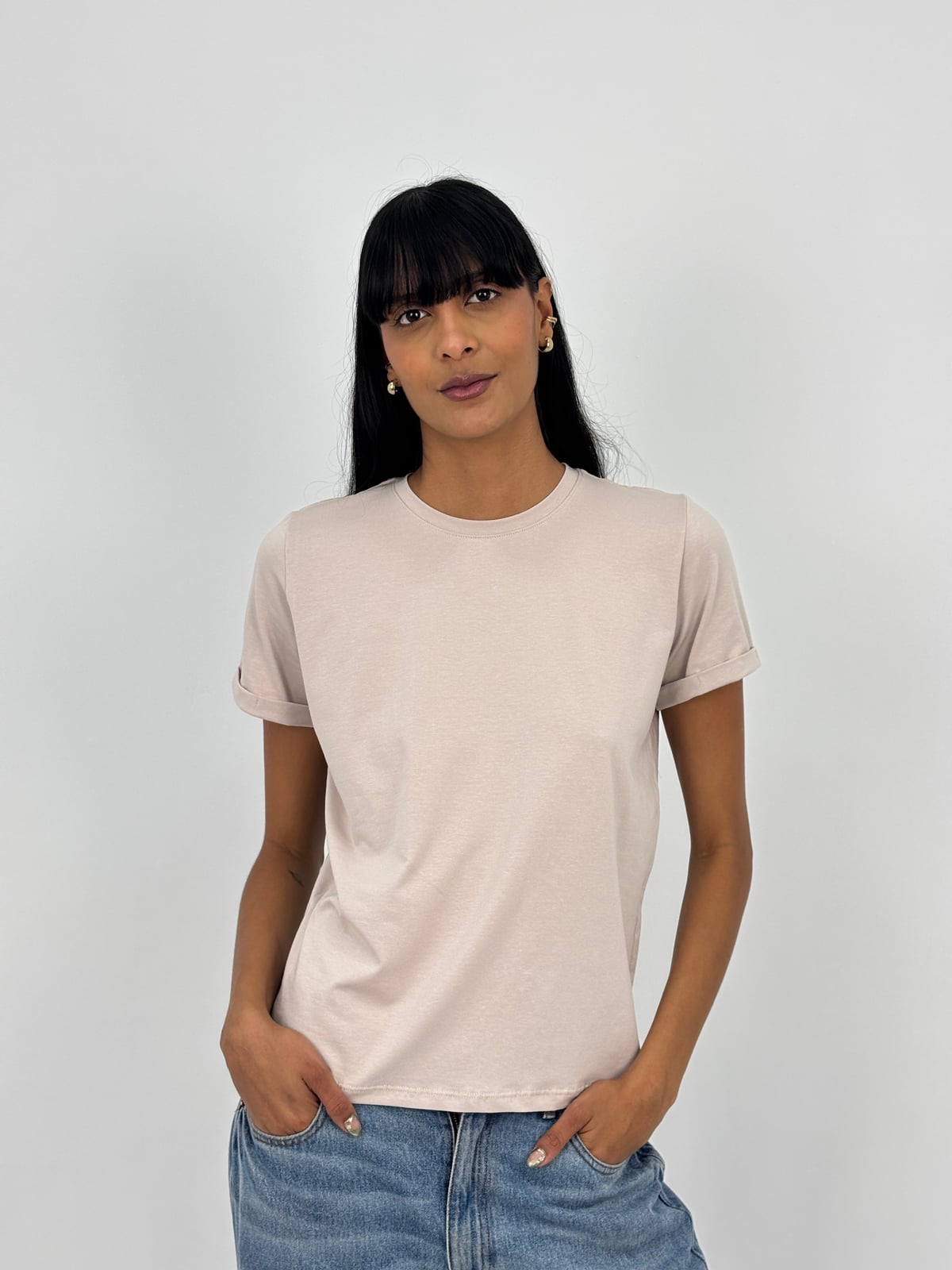 Camiseta Tela Fría Dama blank, color cooper - Tu Prenda