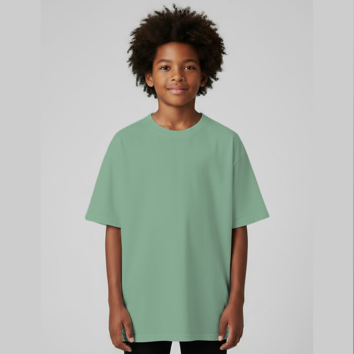 Camiseta Oversize Niño blank, color invierno - Tu Prenda