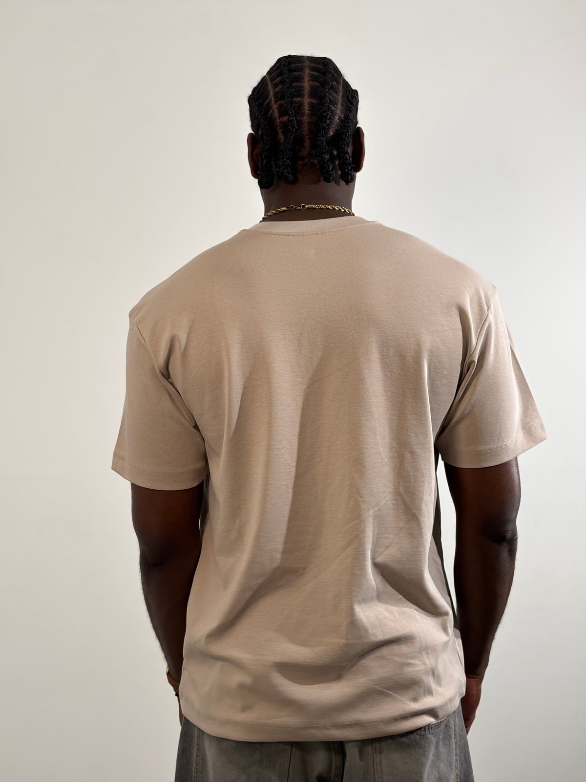 Camiseta Qatar Semioversize blank, color cooper - Tu Prenda