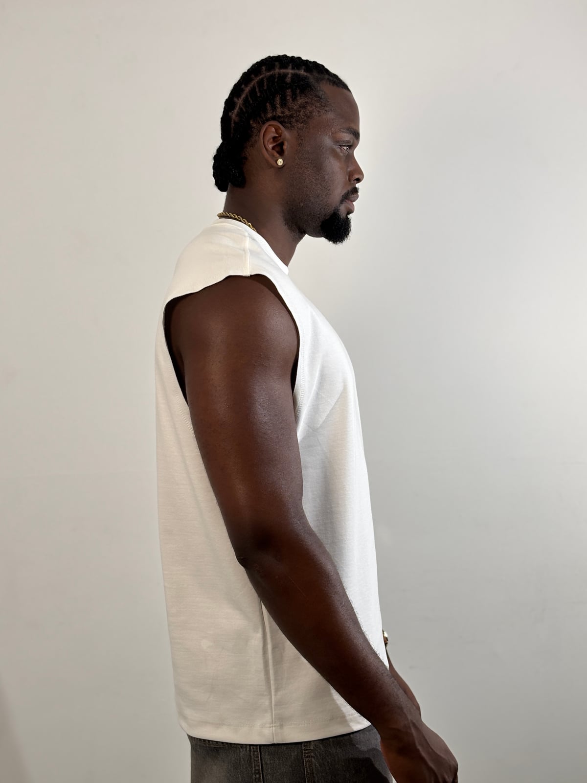 Camisilla Hombre Qatar blank, color blanco - Tu Prenda