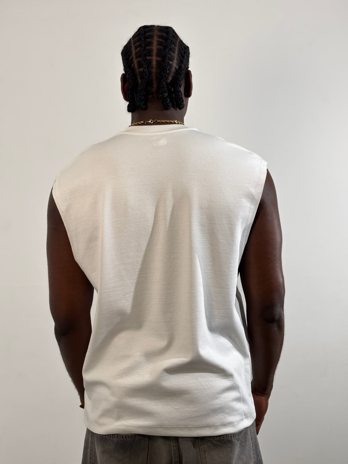 Camisilla Hombre Qatar blank, color blanco - Tu Prenda