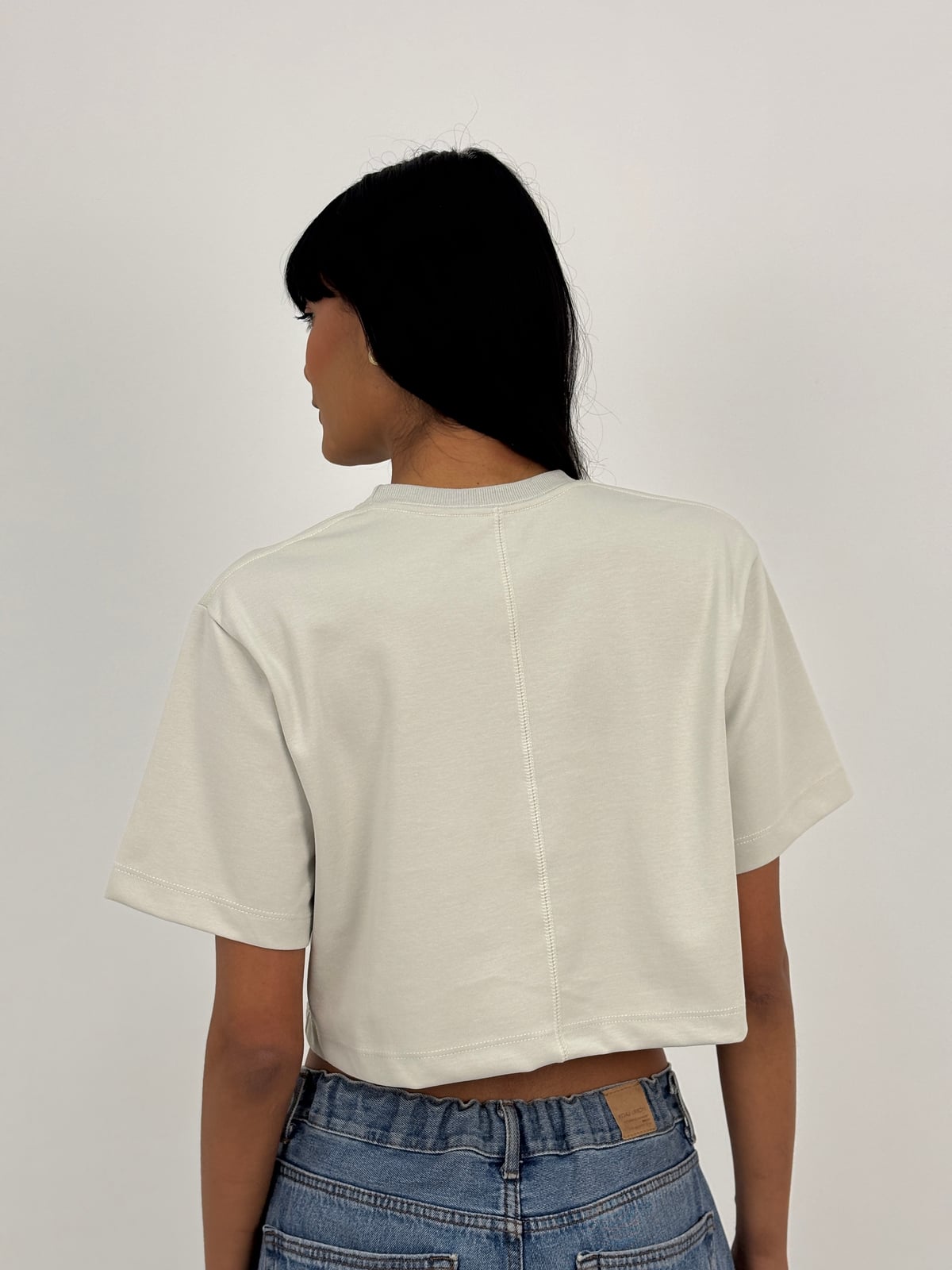 Crop Top Dama Qatar blank, color invierno - Tu Prenda