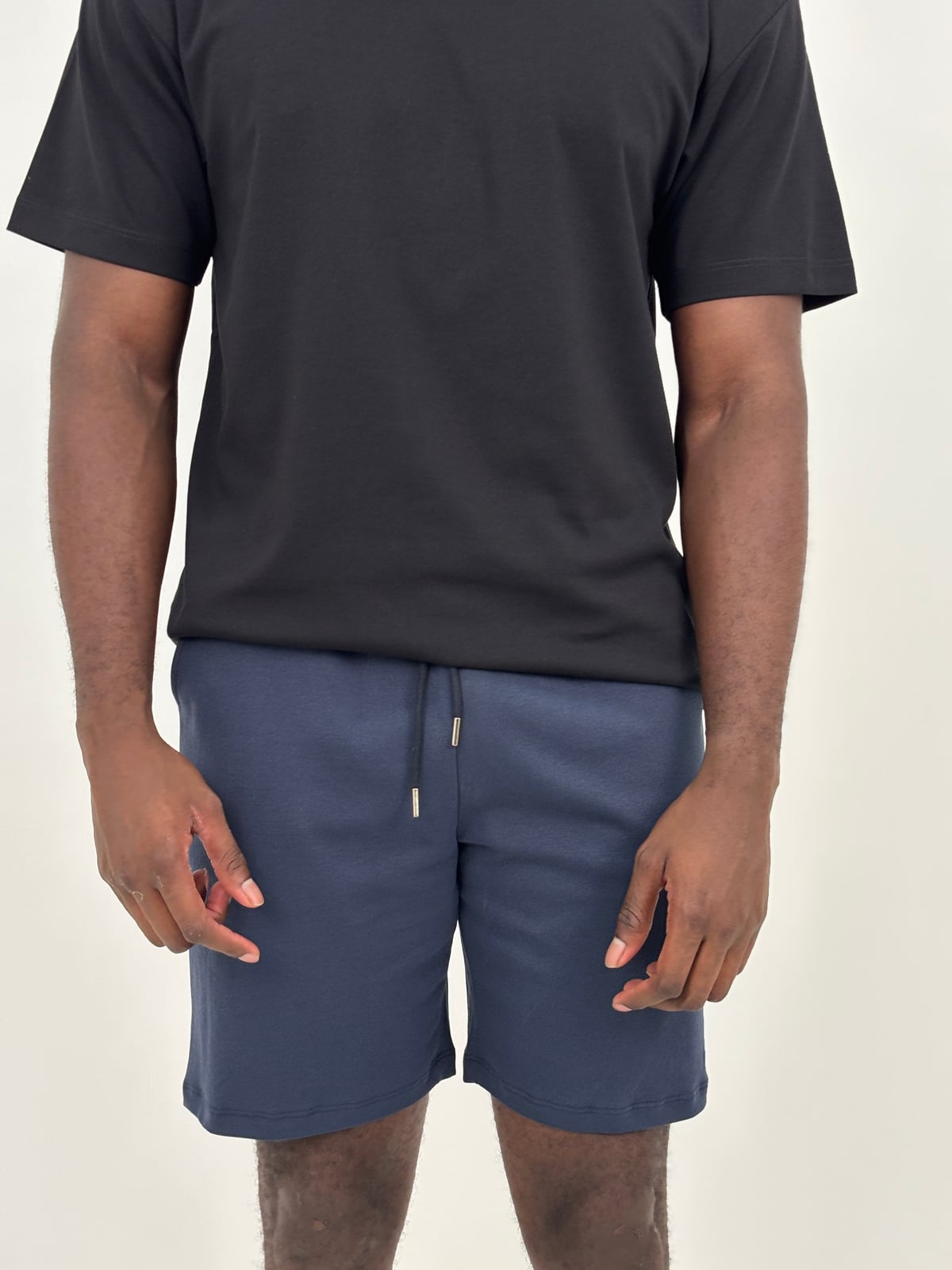 Pantaloneta Qatar Hombre blank, color navy - Tu Prenda