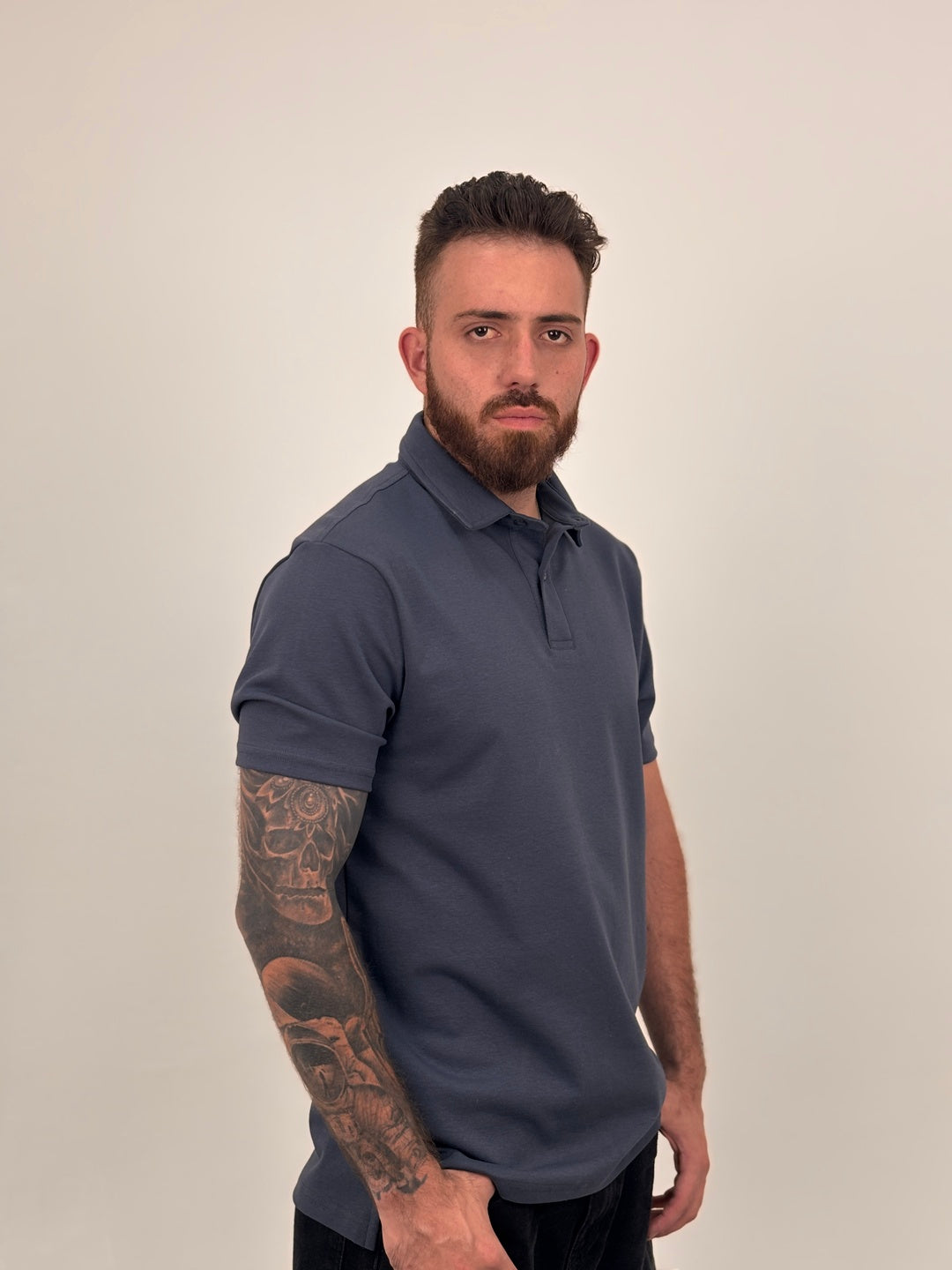 Polo Qatar Hombre Océano